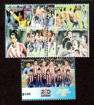 Paraguay New Issue Mint NH America's Cup Soccer 2012!