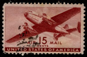 US Stamps #C28 USED AIR POST ISSUE