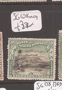 North Borneo SG 108 MOG (3dca)