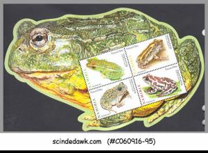 NAMIBIA - 2011 FROG AMPHIBIANS - MIN. SHEET MNH FROG-SHAPED MIN/SHT