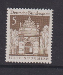 Germany  #936  MNH   1966  German buildings 5pf