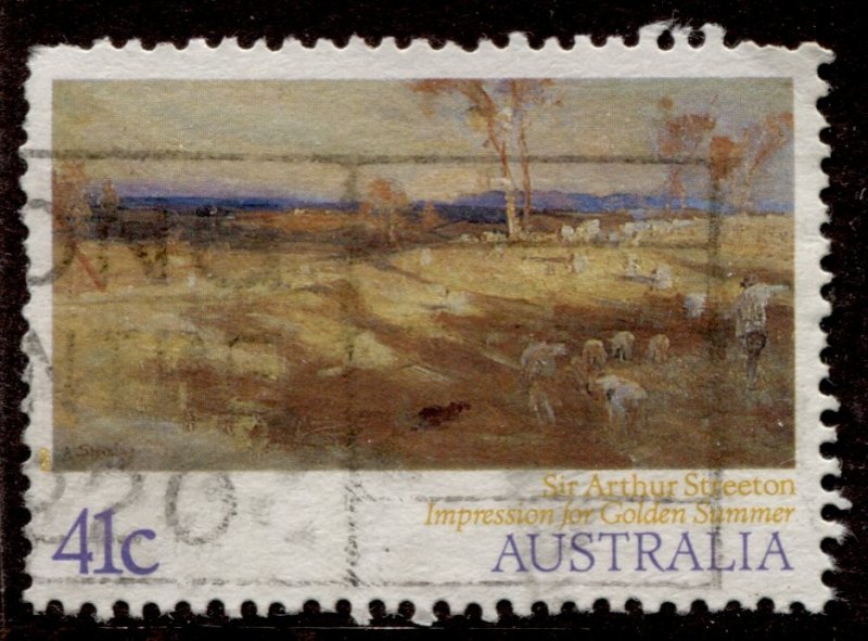 Australia #1146 Impressionists Paintings Used - CV$0.60