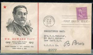 831-2 President Series William H Taft, Linprint Prexie