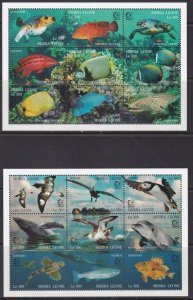 Sierra Leone, Fauna, Birds, Fishes, Sea Life / MNH / 1995