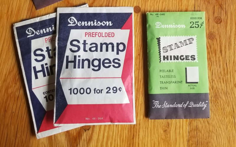 3 partial packages of Old Dennison