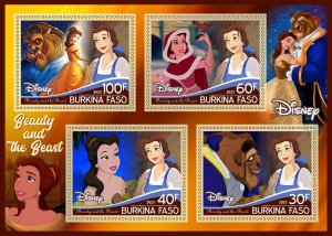 Stamps. Cartoons. Disney.   2023 year 1+1 sheets perf Burkino Faso