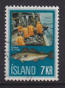 Iceland  #436  used  1971  fish industry  7k