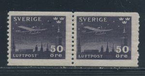 Sweden C7  MNH pair (16