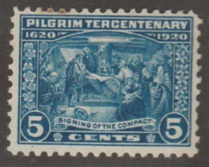 U.S. Scott #550 Pilgrim Stamp - Mint Single