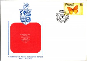 Bahamas, Worldwide First Day Cover, Butterflies