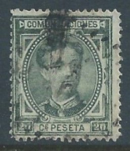 Spain #224 Used 20c King Alfonso XII