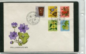 SWITZERLAND; 1975 early Pro Juventute FDC Cover fine used item