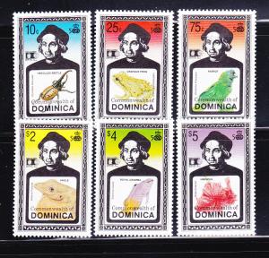 Dominica 1450-1455 Set MNH Christopher Columbus