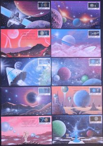 #2568-77 Space Exploration Beller FDC Set