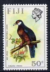 Fiji 1975 White-Throated Pigeon 50c from Birds & Flow...