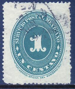 MEXICO 174 1ct LARGE NUMERAL USED (79)