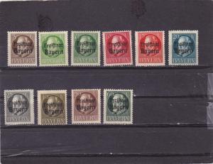 Bavaria 193////205  Mint Hinged  (195,201 &203= MNG)