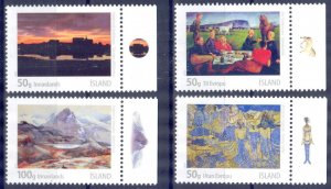 Iceland 2011 Art Paintings Mi. 1334/7 MNH