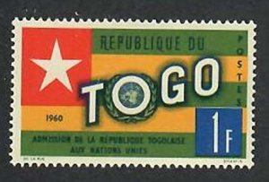 Togo; Scott 388; 1961;  Unused; NH