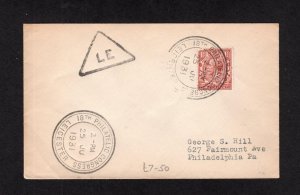 1931 PHILATELIC CONGRESS CANCELS ON COVER