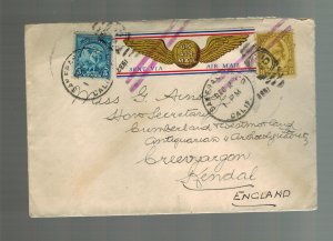 1932 SAn Francisco CA USA Airmail Cover to England