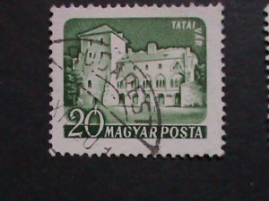 ​HUNGARY- -VERY OLD FAMOUS HISTORIC BUILDINGS USE STAMPS VERY FINE