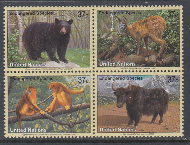 UN New York 861a Animals MNH VF