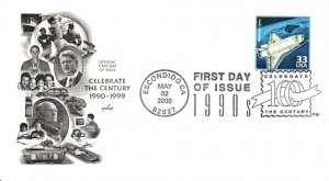 #3191h John Glenn's Return to Space Artcraft FDC