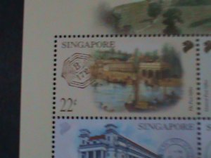​SINGAPORE-2000-SC# 939- POST OFFICES &  FANCY CANCELS-MNH S/S-VF LAST ONE