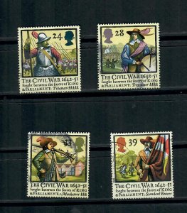 1992  COMMEMORATIVES SET CIVIL WAR USED 120423