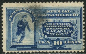 US Sc#E2 1888 10c Messenger Special Delivery Fine Centered Light Cancel Used