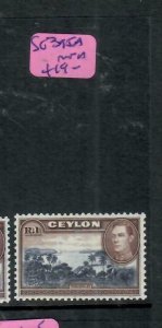 CEYLON (P0105B) KGVI  1R   SG  395A       MNH 