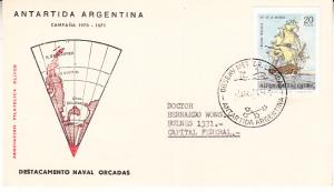 Argentina Antarctic Cover - Meteorlogical Obser. Orcadas 1970