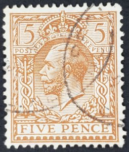 Great Britain, Scott #166, F used, one short perf