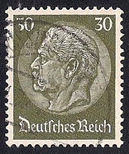 Germany #426 30pf Paul Von Hindenburg used EGRADED XF 93 XXF