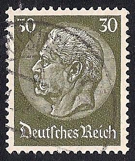 Germany #426 30pf Paul Von Hindenburg used EGRADED XF 93 XXF