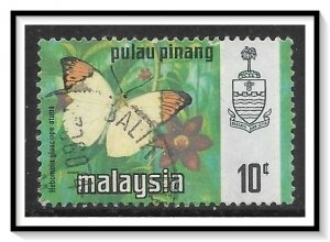 Penang #78 State Crest & Butterflies Used