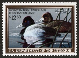US Sc RW56 Multicolor $12.50 1989 Mint Never Hinged Original Gum Duck Stamp