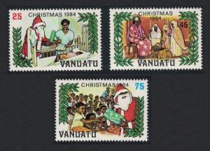 Vanuatu Christmas 3v SG#394-396 SC#380-382