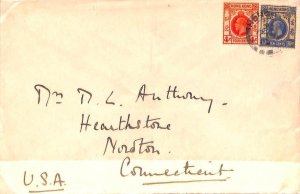 aa6822 - HONG KONG - POSTAL HISTORY -  COVER to the USA