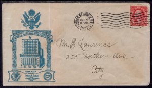 US Dedication Federal Office Building,Chruc Street Annex,New York,NY 1937 Cover