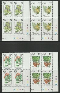 EDSROOM-O8651 Fiji 495-498 MNH 1983 Blocks of 4 CV$8.60