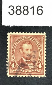 US STAMPS # 280a USED $ LOT #38816