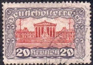Austria 226 - Used - 20k Parliament Building (1920) (cv $0.60)
