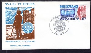 Wallis and Futuna Islands 282 Stamp on Stamp U/A FDC