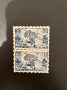 French West Africa sc 64 MNH pair