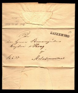 Germany 137 Ratzeburg Stampless Cover - L32756