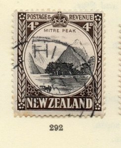 New Zealand 1935-36 Early Issue Fine Used 4d. NW-170177