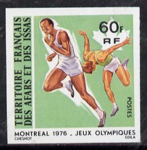 French Afars & Issas 1976 Montreal Olympics 60f Runni...