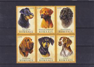 Romania STAMPS 2005 Dog breeds block MNH POST